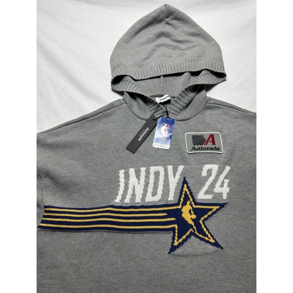 NBA Indy All-Star 2024 Sweater Hoodie Racing Authmade 3XL XXXL Indiana NWT New - Picture 3 of 13